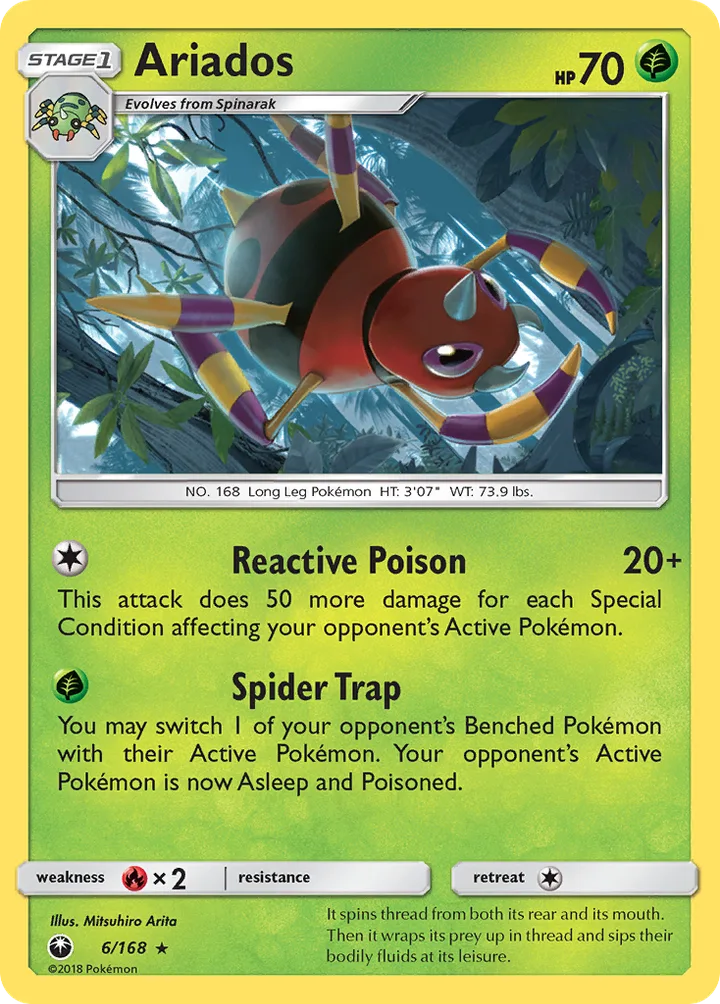 Ariados, Celestial Storm 6/168