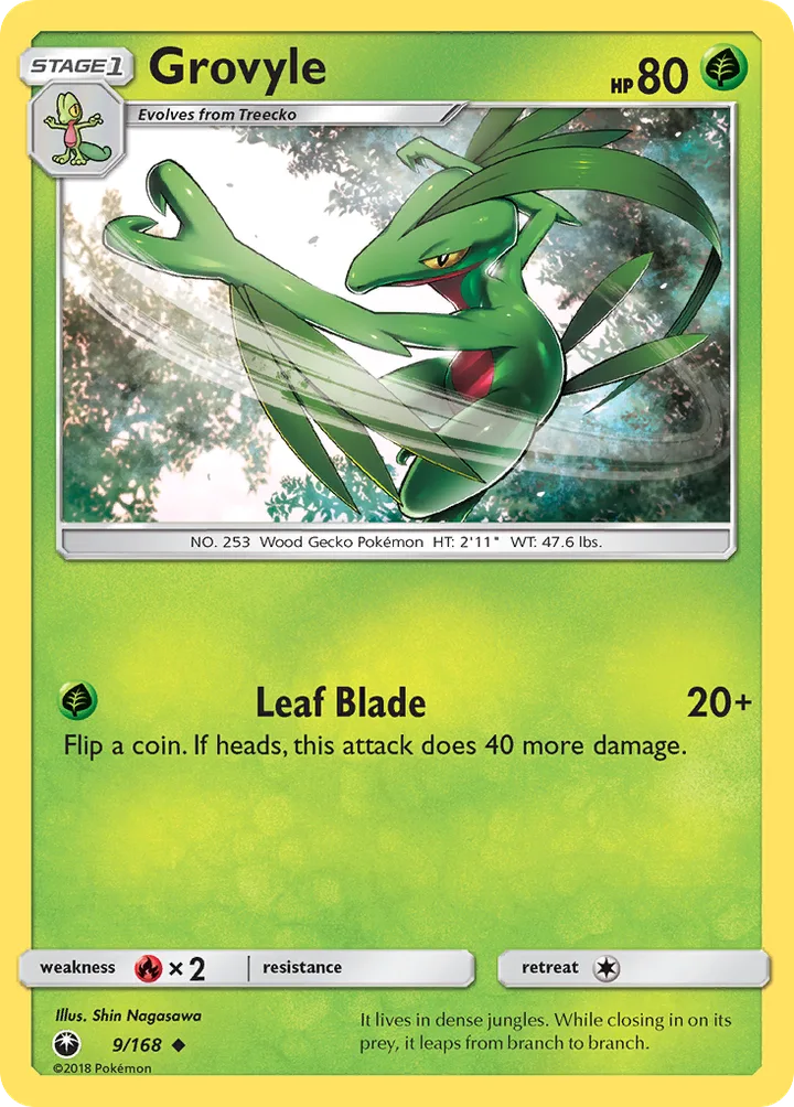 Grovyle, Celestial Storm 9/168
