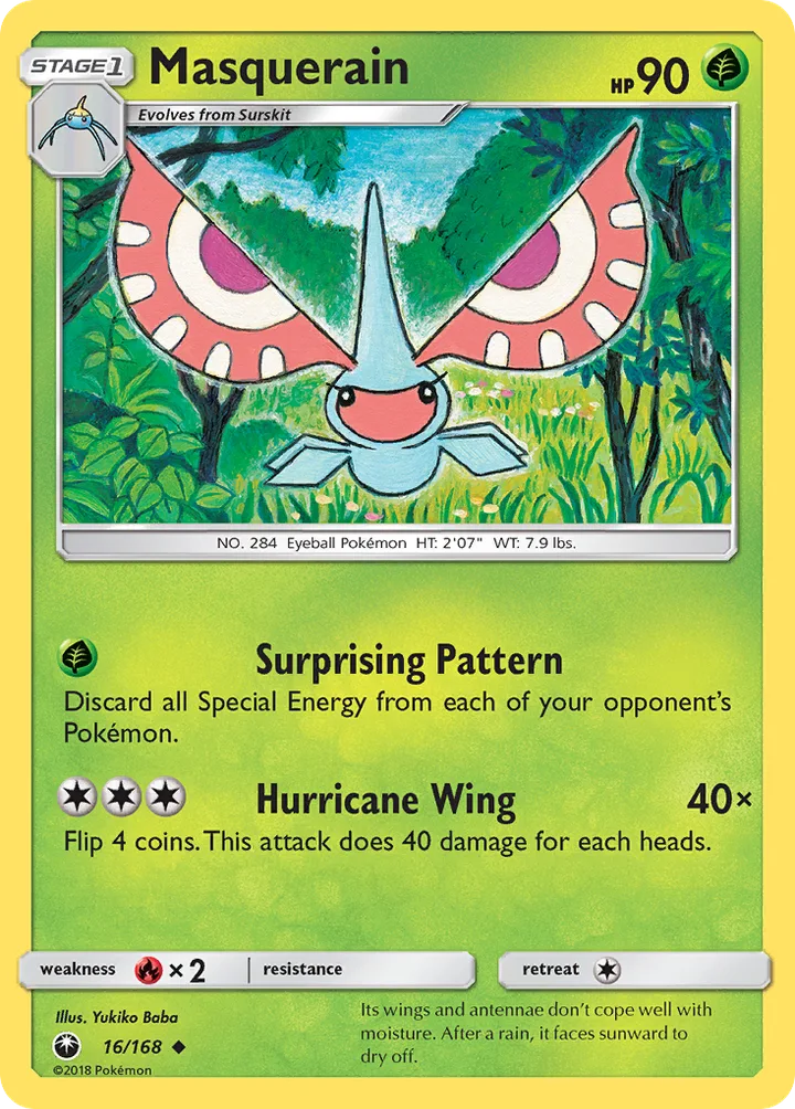 Masquerain, Celestial Storm 16/168