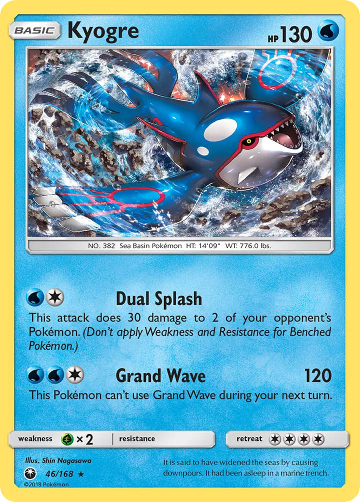 Kyogre, Celestial Storm 46/168