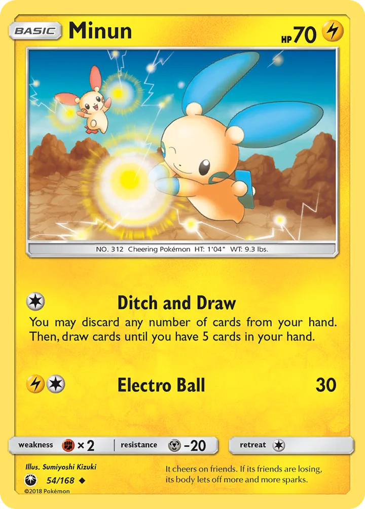 Minun, Celestial Storm 54/168