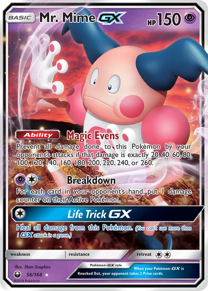 Mr. Mime-GX, Celestial Storm 56/168