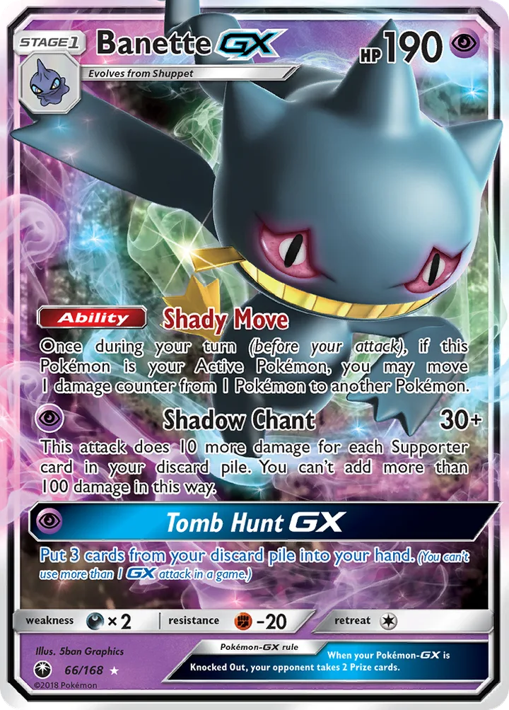Banette-GX, Celestial Storm 66/168