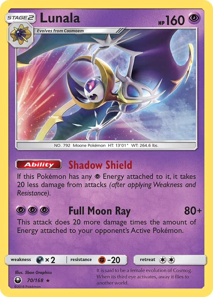 Lunala, Celestial Storm 70/168