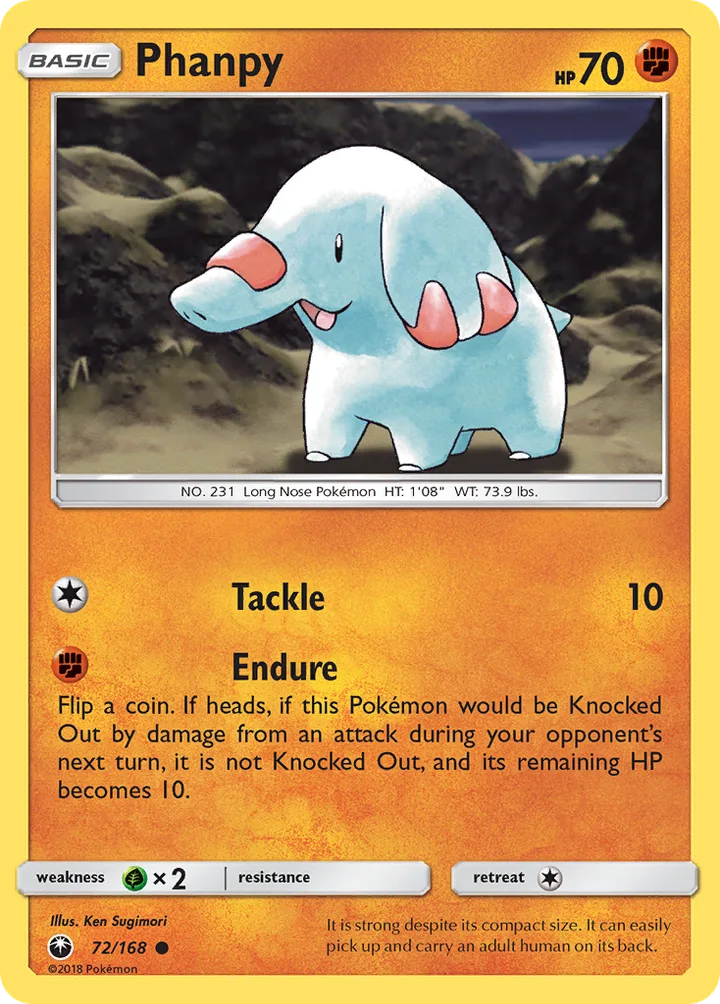 Phanpy, Celestial Storm 72/168