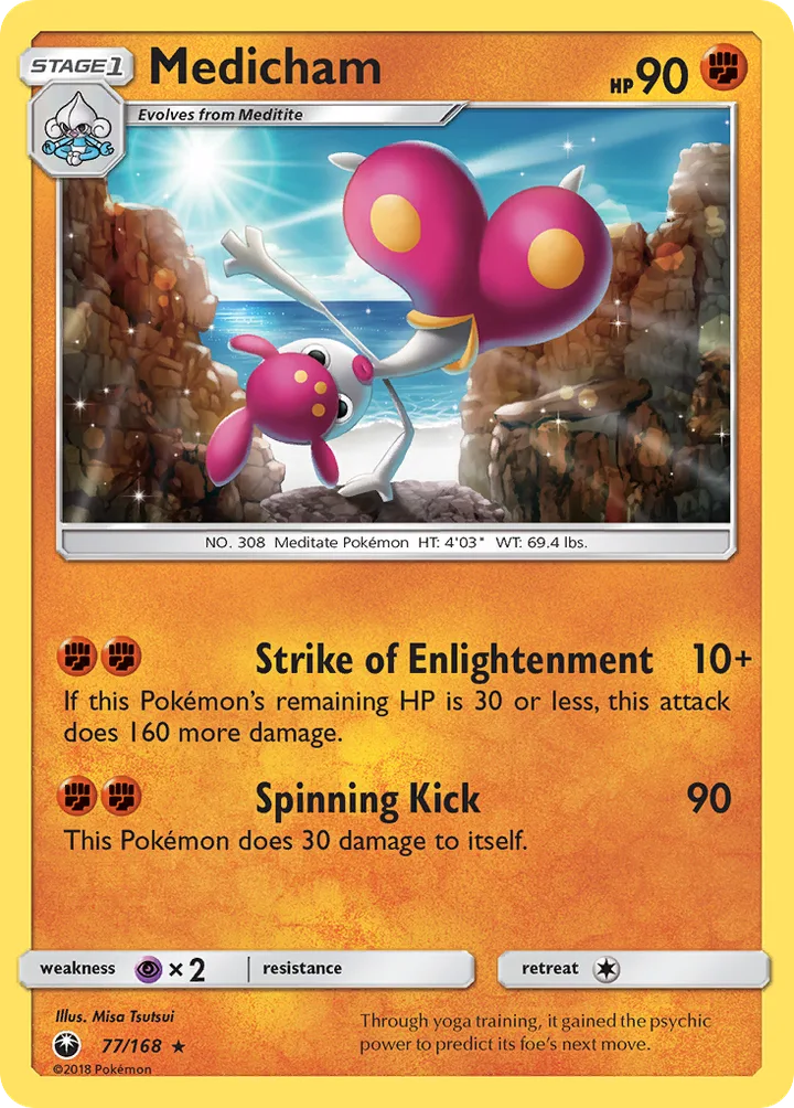 Medicham, Celestial Storm 77/168