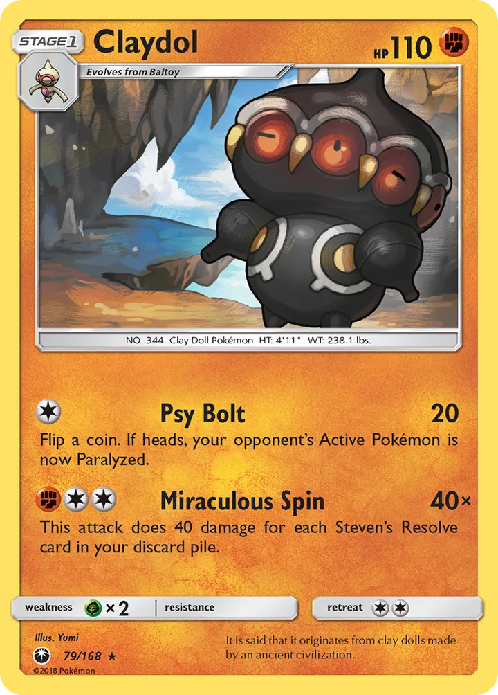 Claydol, Celestial Storm 79/168