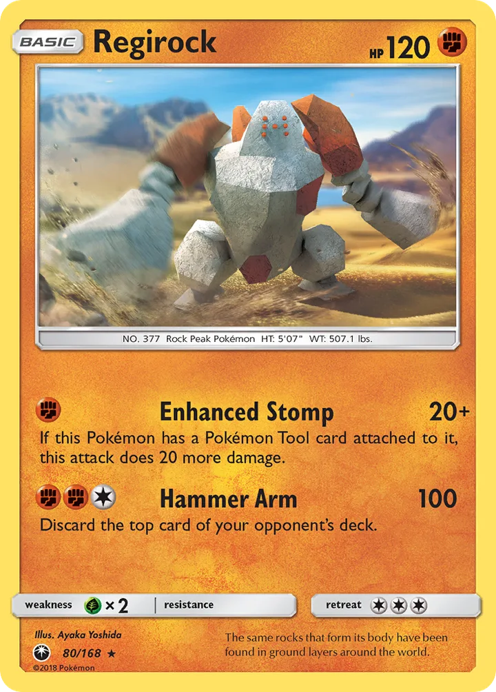 Regirock, Celestial Storm 80/168