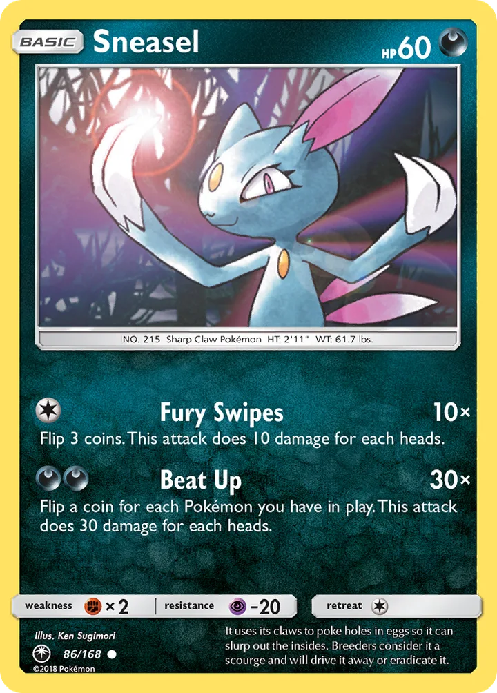 Sneasel, Celestial Storm 86/168