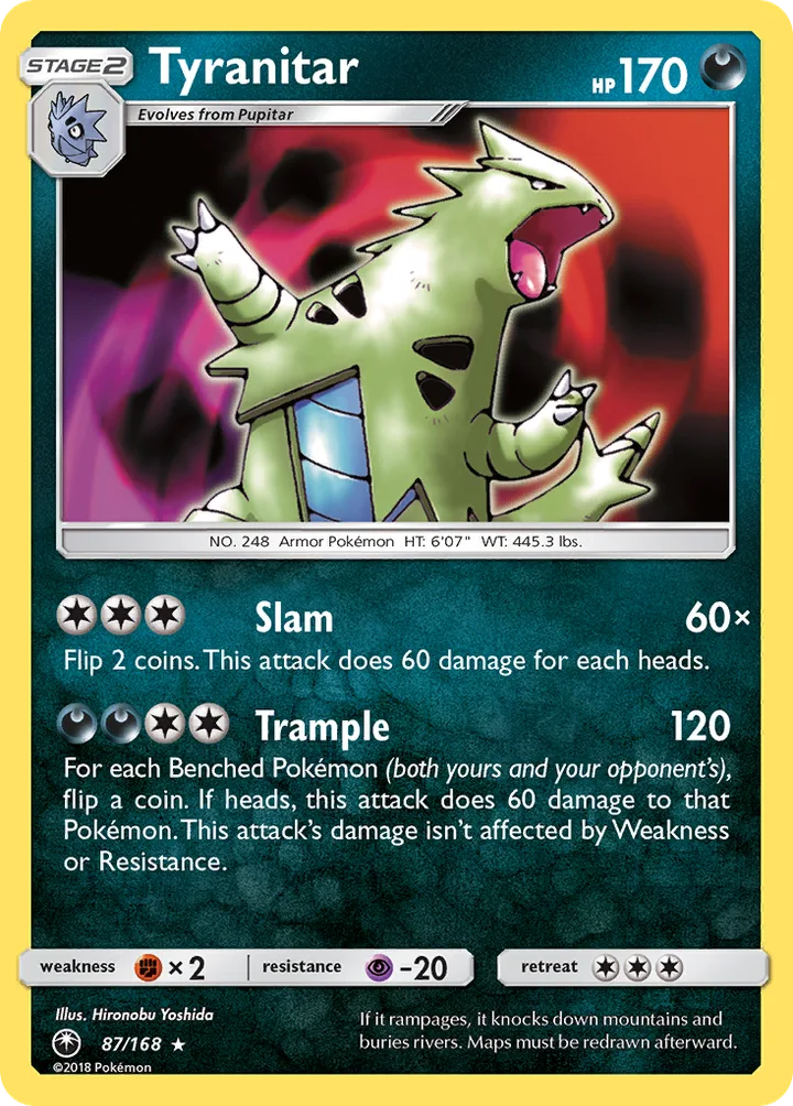 Tyranitar, Celestial Storm 87/168