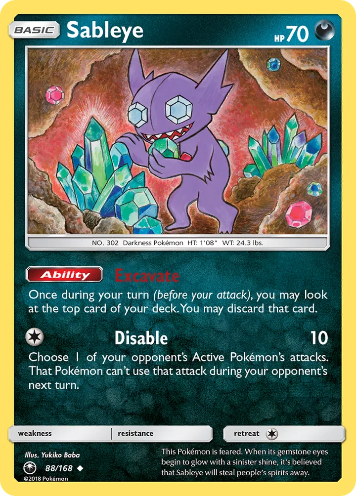 Sableye, Celestial Storm 88/168