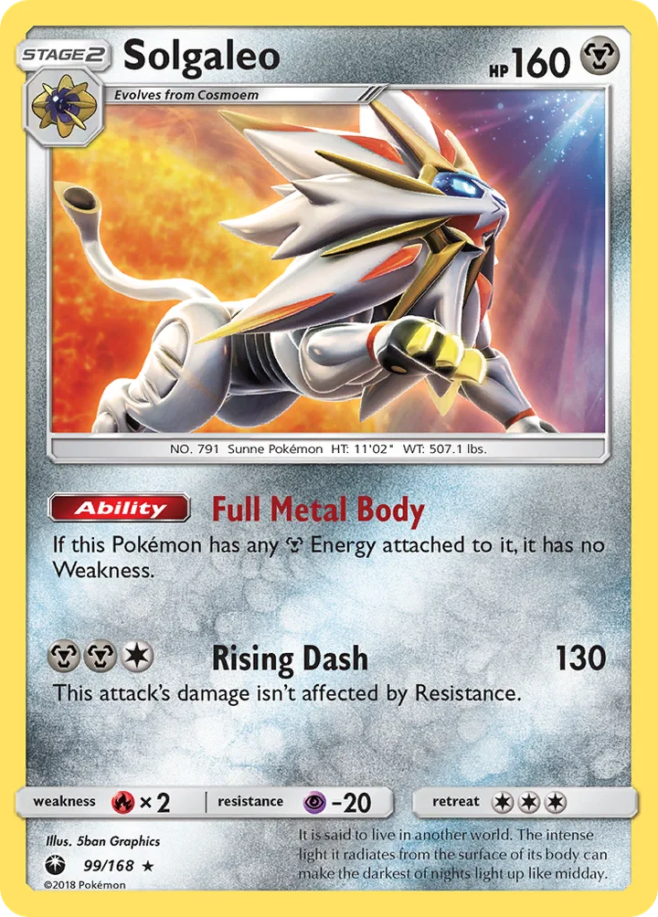 Solgaleo, Celestial Storm 99/168