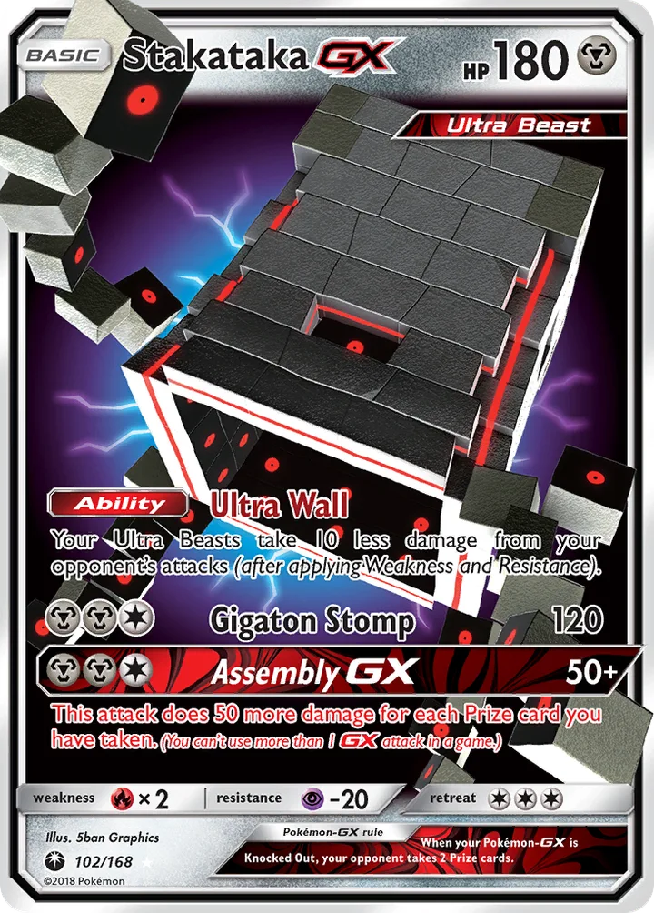 Stakataka-GX, Celestial Storm 102/168