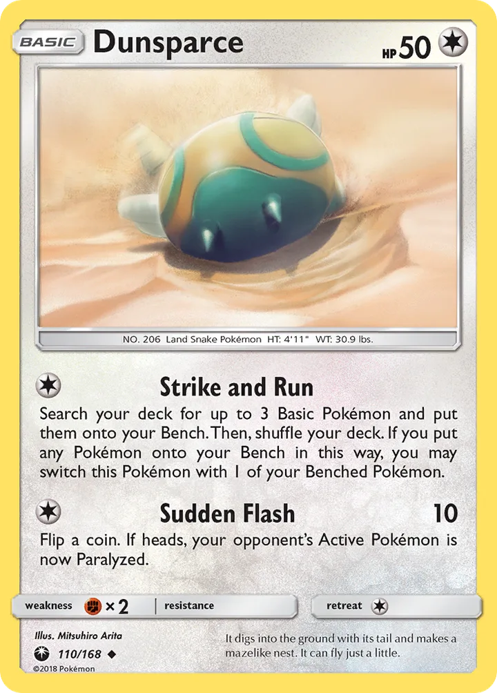 Dunsparce, Celestial Storm 110/168