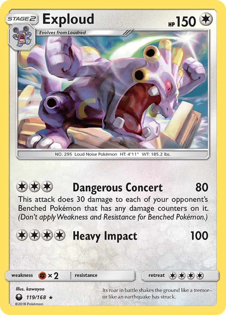 Exploud, Celestial Storm 119/168