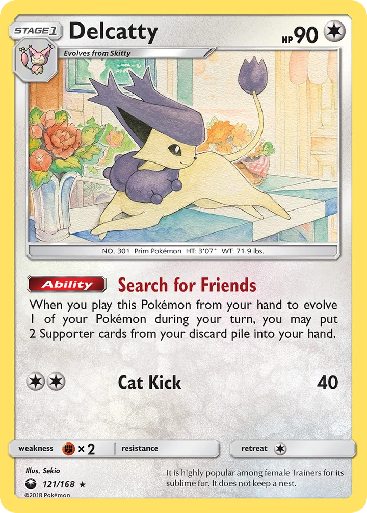 Delcatty, Celestial Storm 121/168