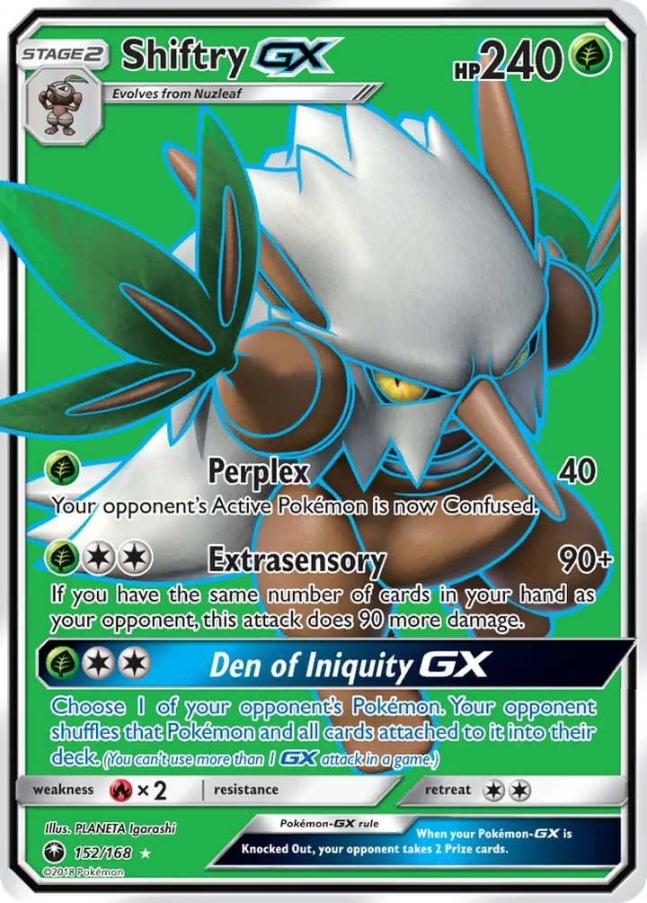 Shiftry-GX, Celestial Storm 152/168