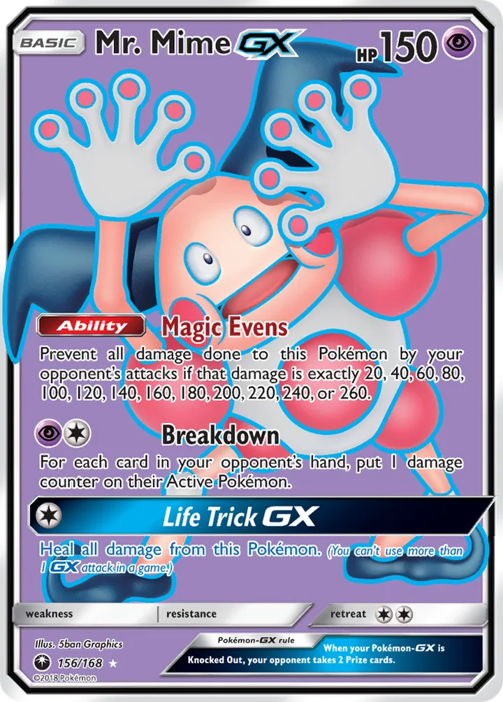Mr. Mime-GX, Celestial Storm 156/168