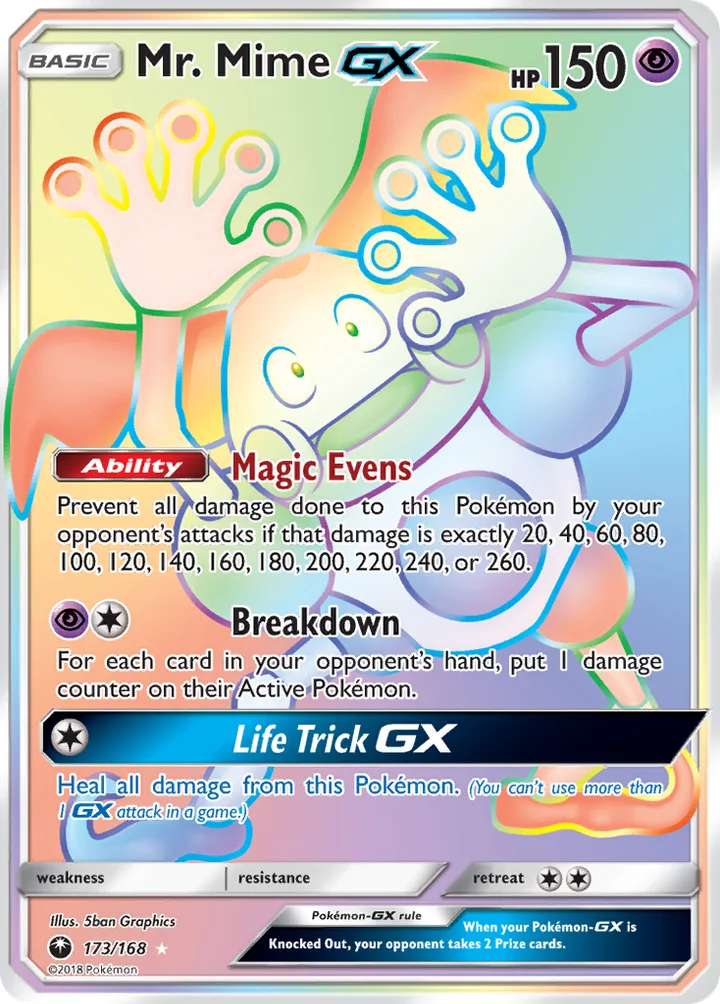 Mr. Mime-GX, Celestial Storm 173/168