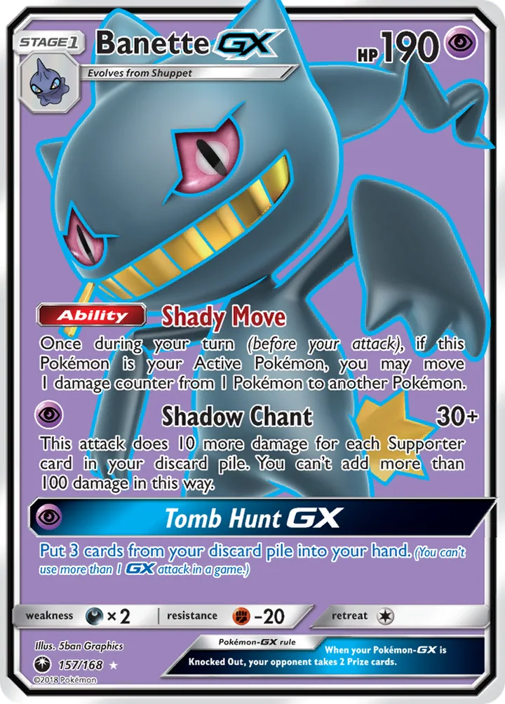 Banette-GX, Celestial Storm 157/168