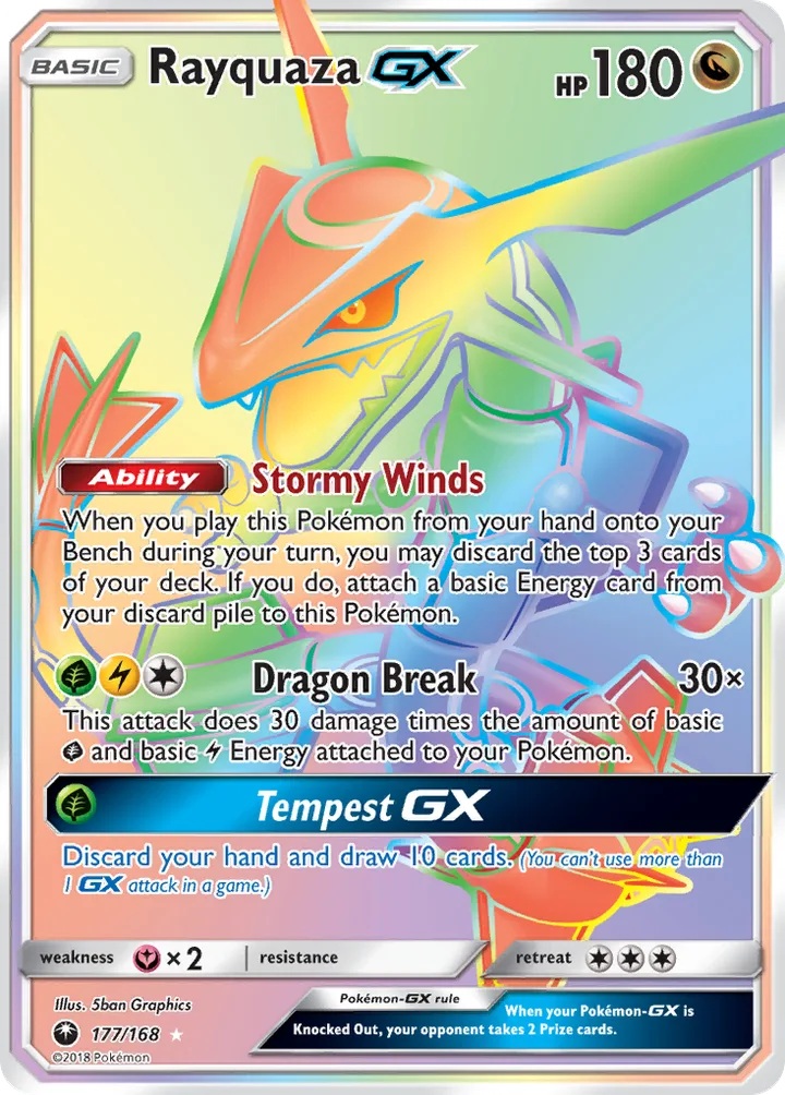 Rayquaza-GX, Celestial Storm 177/168