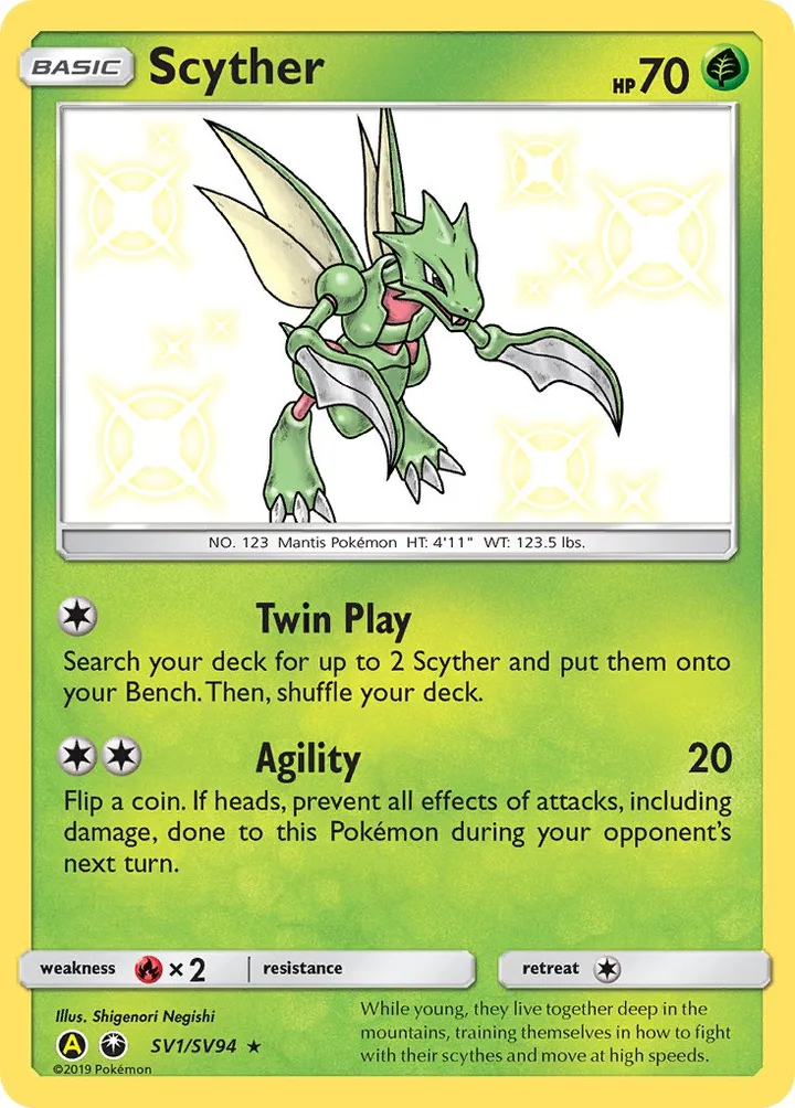 Scyther, Hidden Fates SV1/SV94