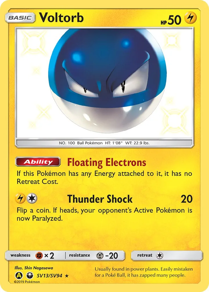 Voltorb, Hidden Fates SV13/SV94