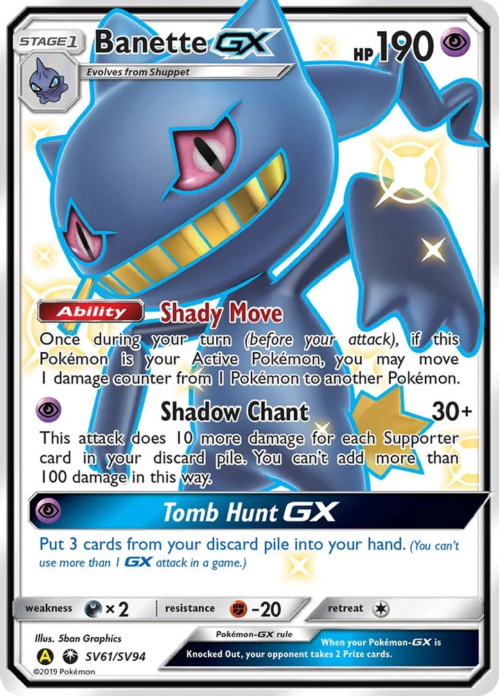 Banette-GX, Hidden Fates SV61/SV94