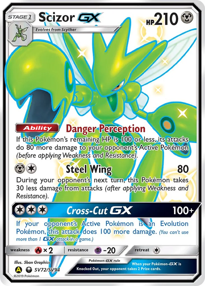 Scizor-GX, Hidden Fates SV72/SV94