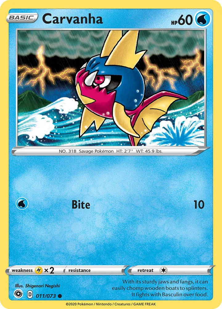 Carvanha, Champion's Path 011/073