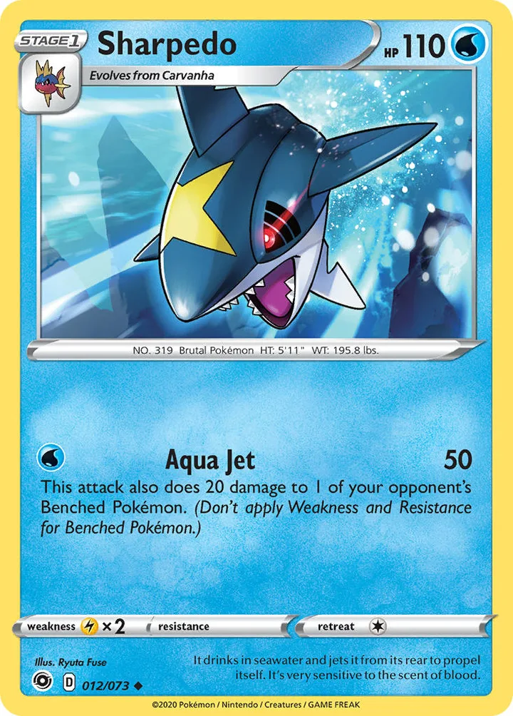 Sharpedo, Champion's Path 012/073