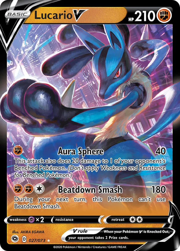 Lucario V, Champion's Path 027/073