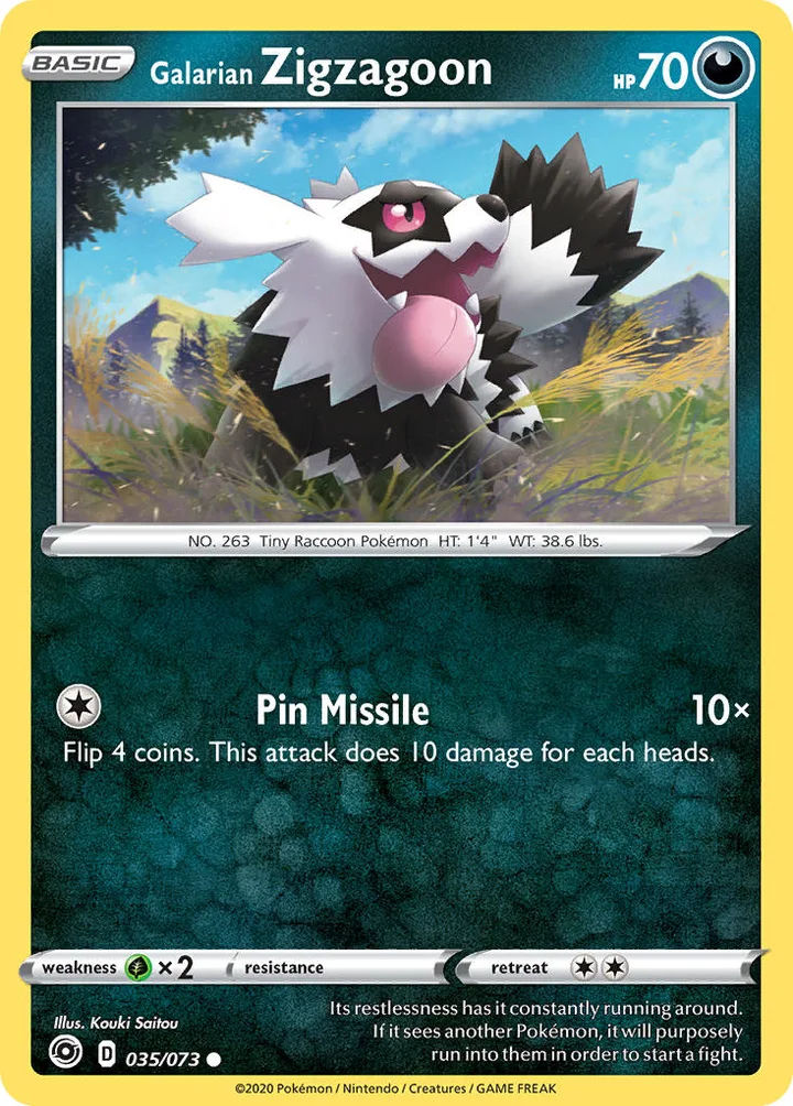 Galarian Zigzagoon, Champion's Path 035/073