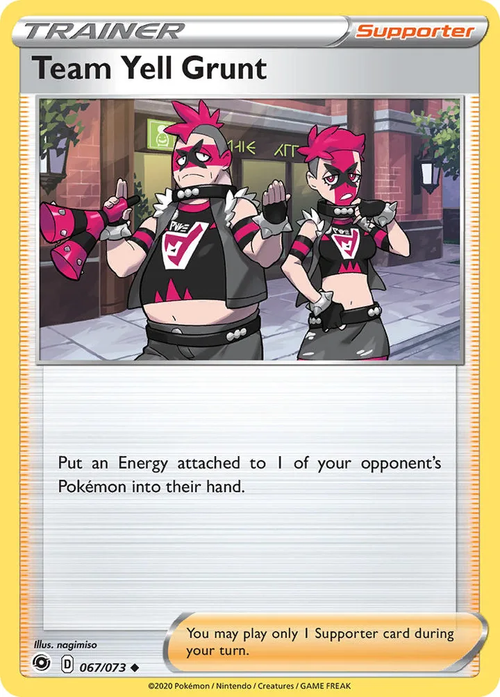 Team Yell Grunt, Champion's Path 067/073