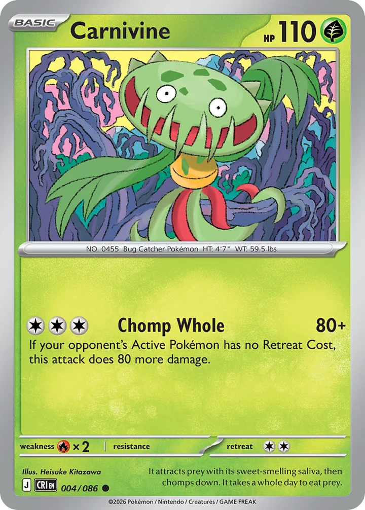 Carnivine, Chaos Rising 004/086