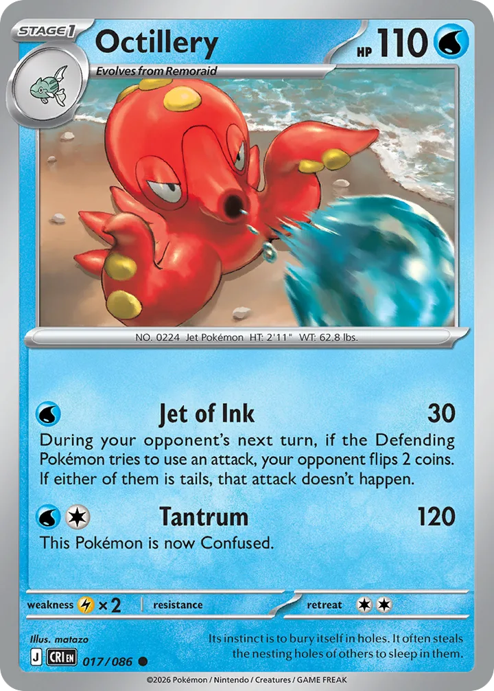 Octillery, Chaos Rising 017/086