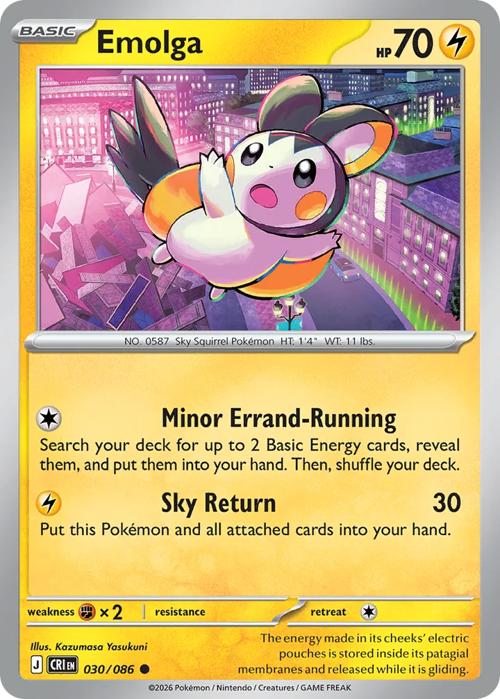 Emolga, Chaos Rising 030/086