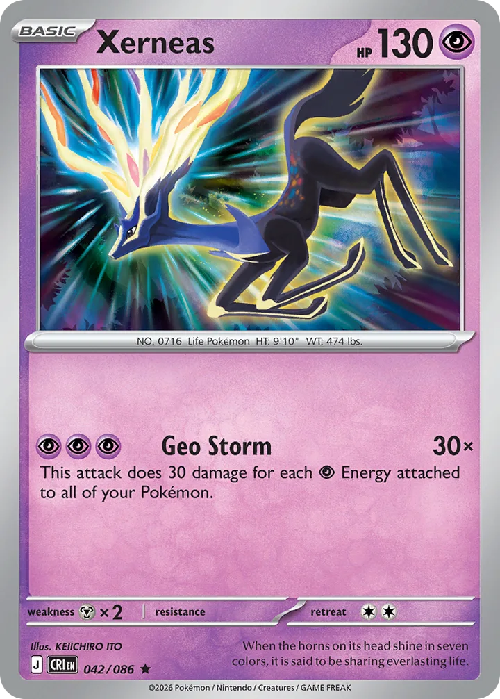 Xerneas, Chaos Rising 042/086