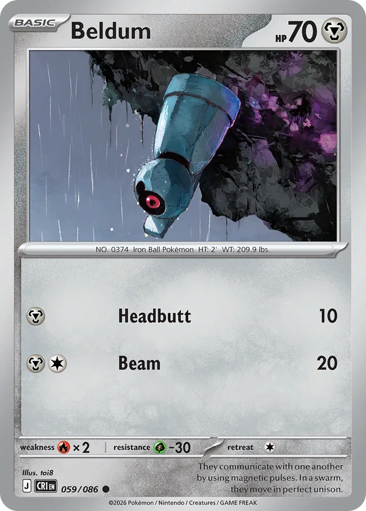 Beldum, Chaos Rising 059/086