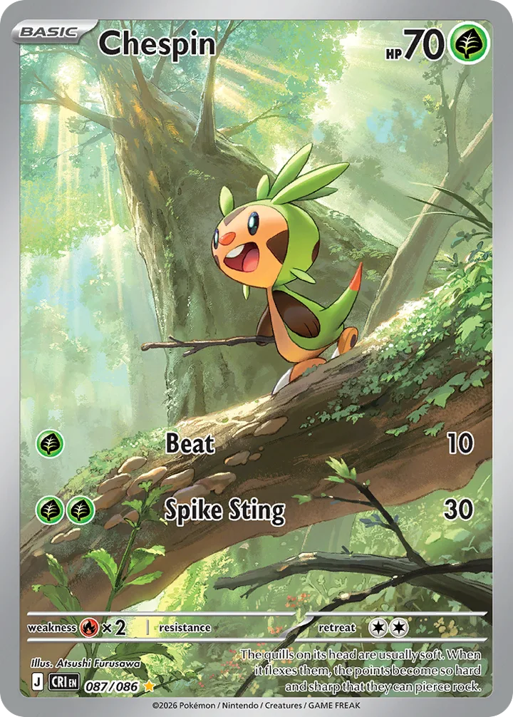 Chespin, Chaos Rising 087/086