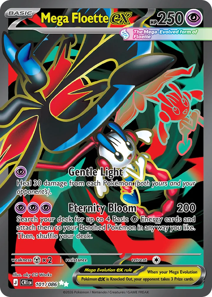 Mega Floette ex, Chaos Rising 101/086