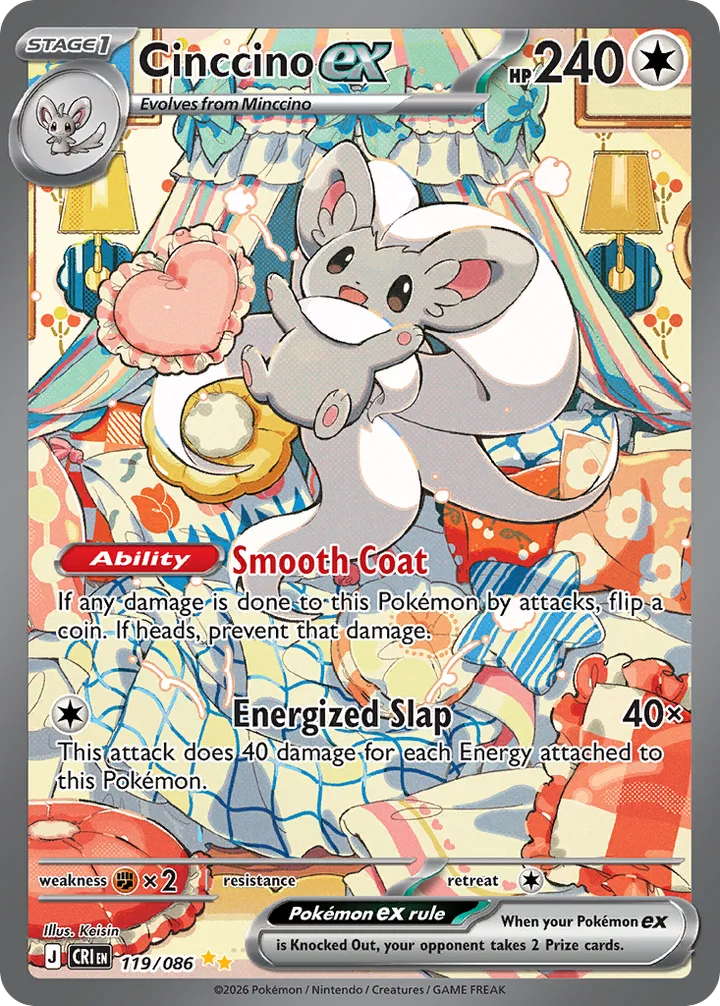 Cinccino ex, Chaos Rising 119/086