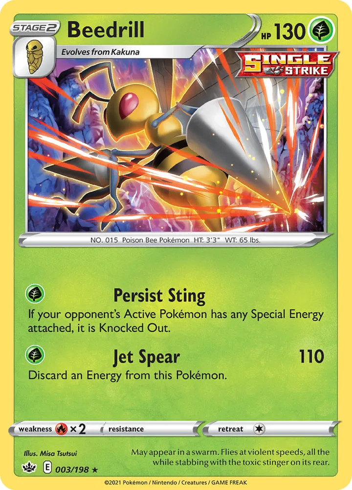 Beedrill, Chilling Reign 003/198