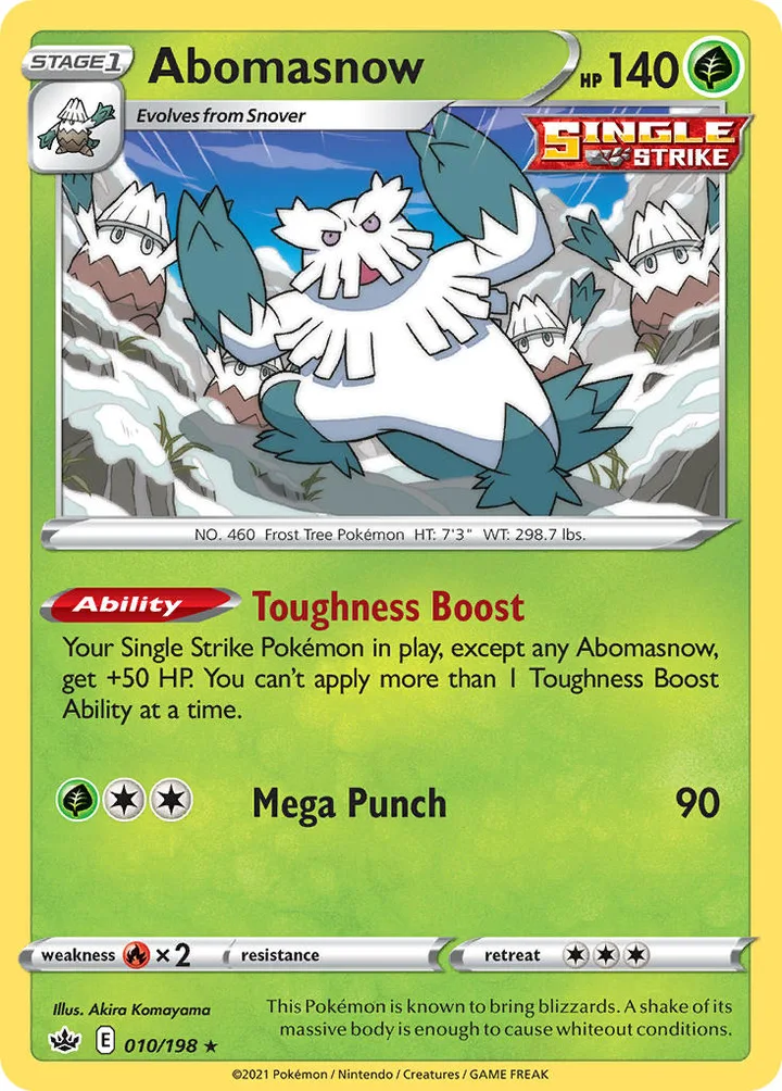 Abomasnow, Chilling Reign 010/198