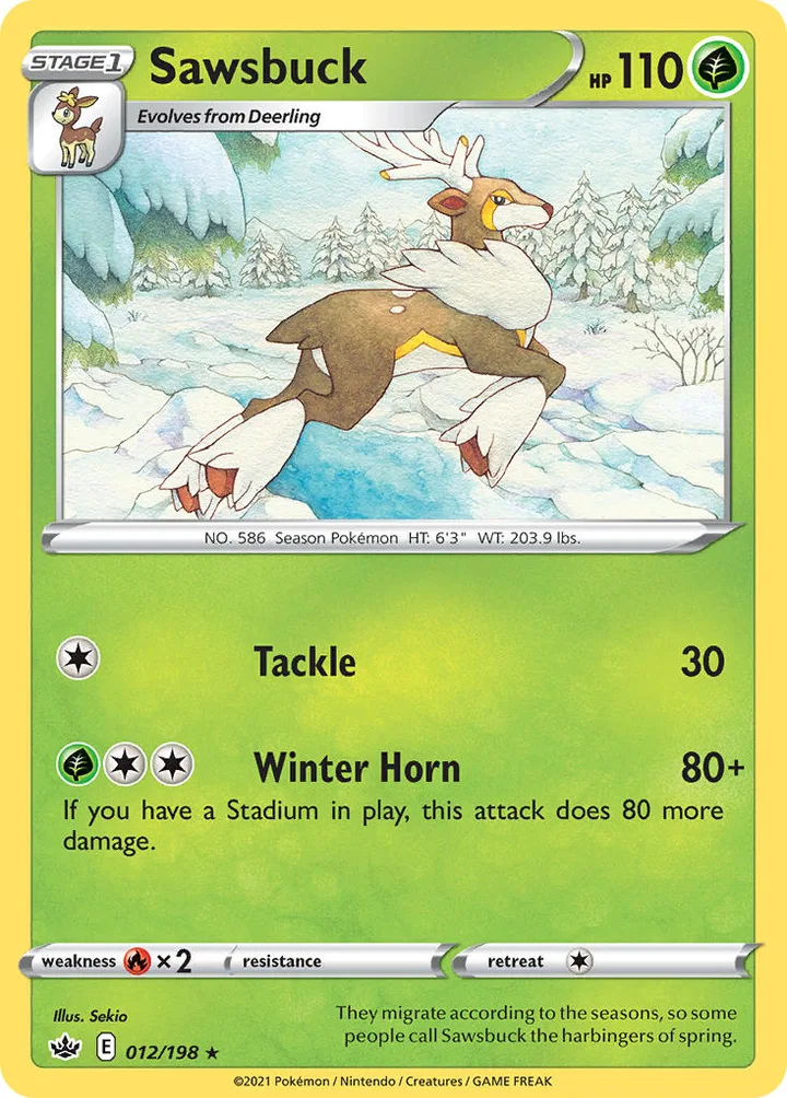 Sawsbuck, Chilling Reign 012/198