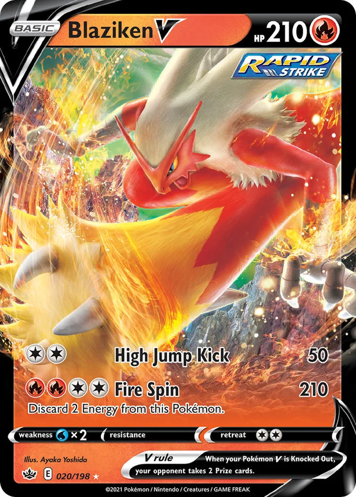 Blaziken V, Chilling Reign 020/198
