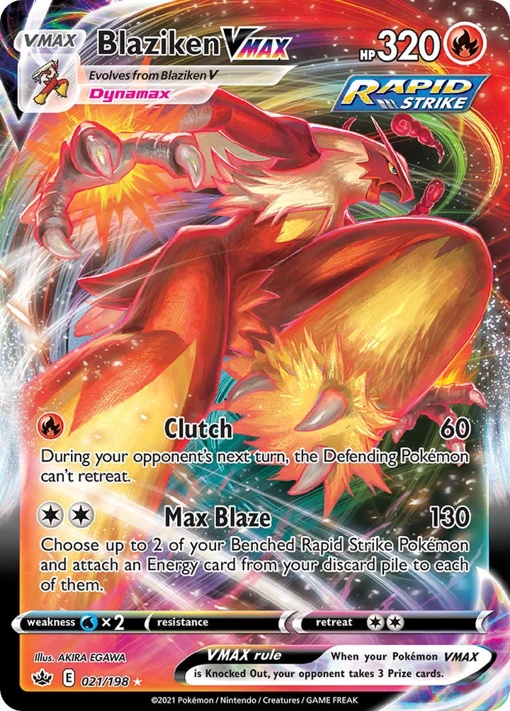 Blaziken VMAX, Chilling Reign 021/198