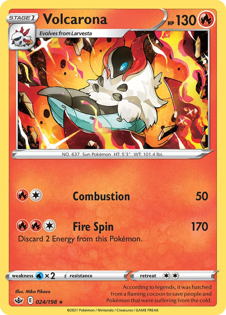 Volcarona, Chilling Reign 024/198