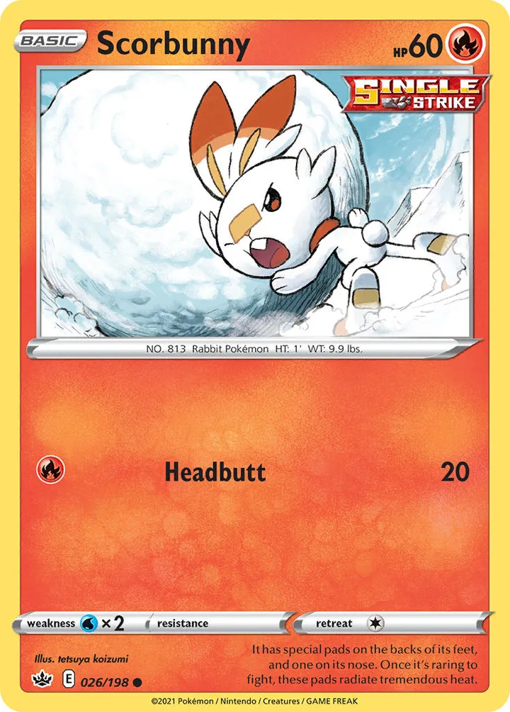 Scorbunny, Chilling Reign 026/198