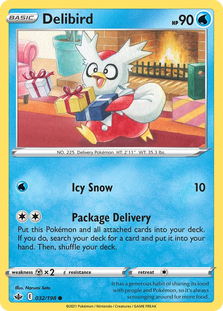 Delibird, Chilling Reign 032/198